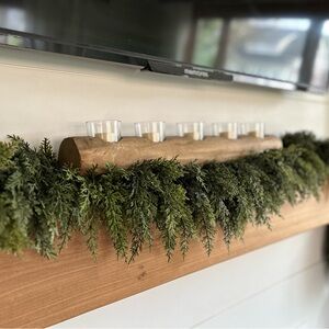 Rustic Wooden Candle Holder